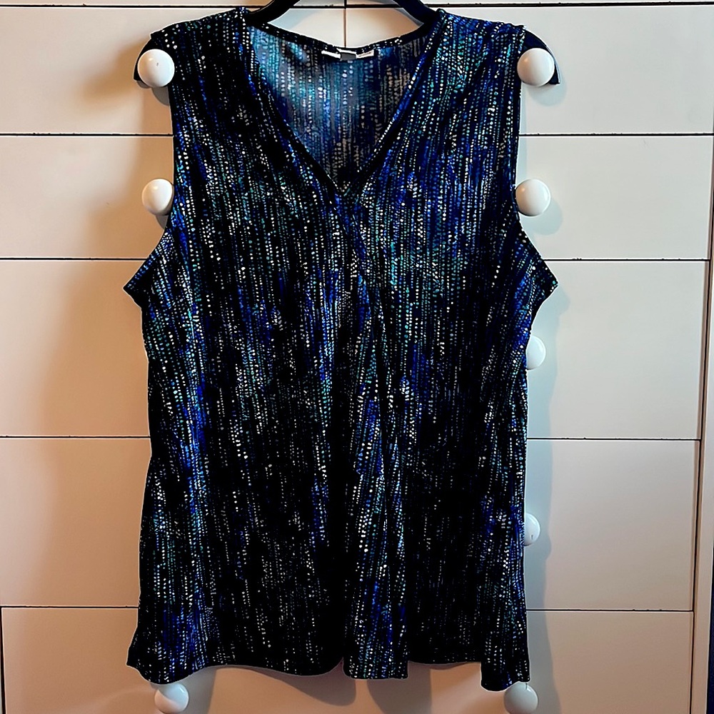 Professional Blouse in fun pattern! XL regular length
